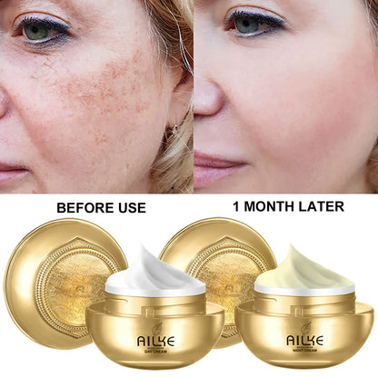 AILKE Whitening Skin Care Set, Reduce Wrinkles, Dark Spots, Even Skin Tone, Women Beauty Cosmetics for All Skin Types