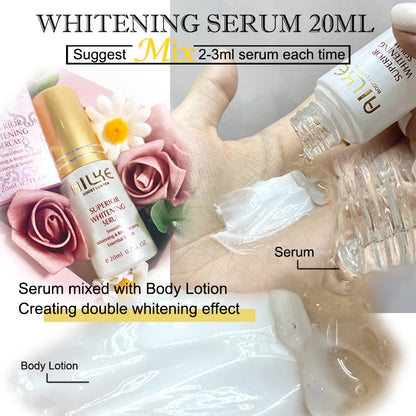 AILKE Whitening Skin Care Set, Reduce Wrinkles, Dark Spots, Even Skin Tone, Women Beauty Cosmetics for All Skin Types