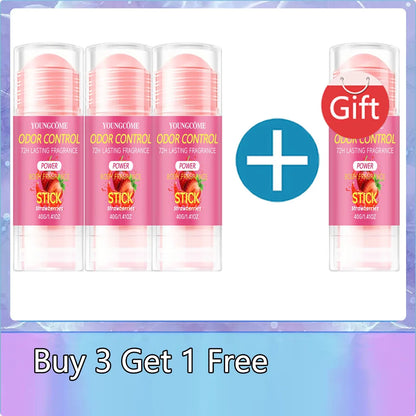 Strawberry Deodorant set - 72H Freshness, Aluminum-Free, Sweet Scent for Women, School Safe for Sensitive Skin