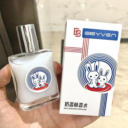 Sweet Milk Unisex Perfume Fresh Long-lasting Milk Light Fragrance Body Spray White Rabbit Milk Candy Mellow Milk Fragrance 30ml