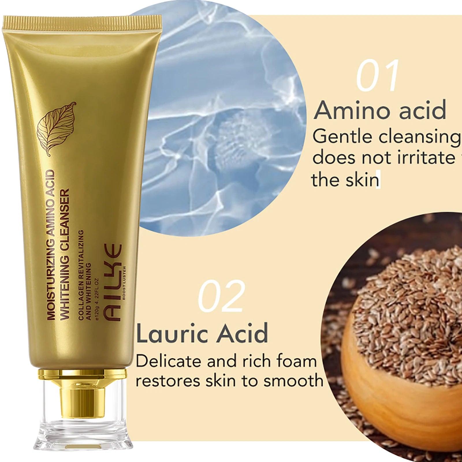 AILKE Whitening Skin Care Set, Reduce Wrinkles, Dark Spots, Even Skin Tone, Women Beauty Cosmetics for All Skin Types