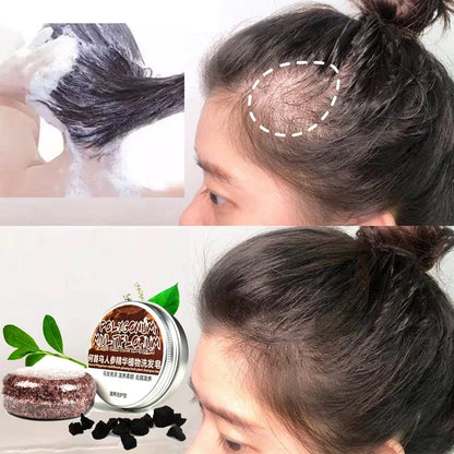 3 Pcs 60g Organic Natural Soap Bar Hair Growth Solid Shampoo Conditioner Moisturise SLES-Free Clean Vegan Promotion